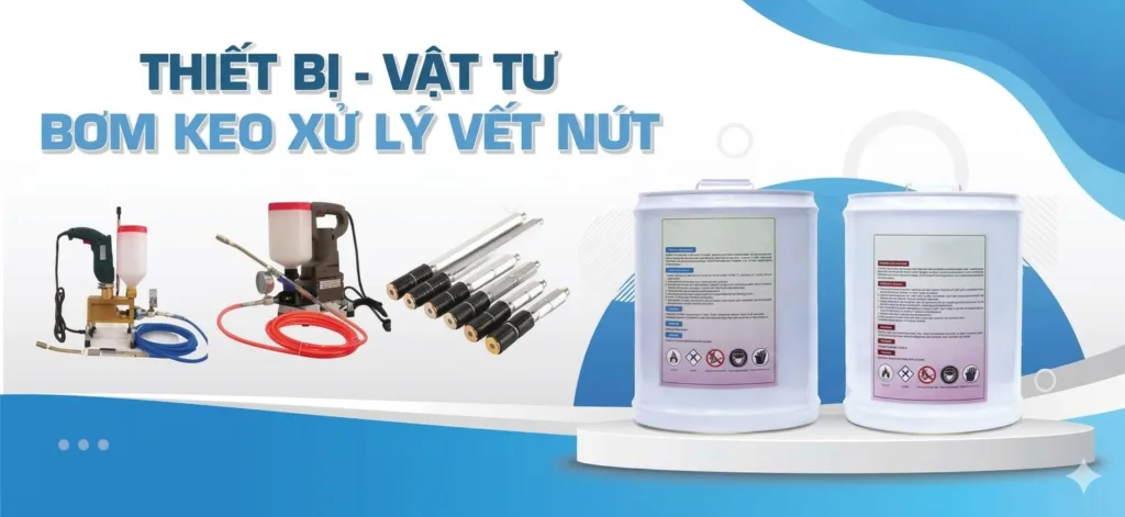 Vật tư xử lý vết nứt